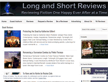 Tablet Screenshot of longandshortreviews.com